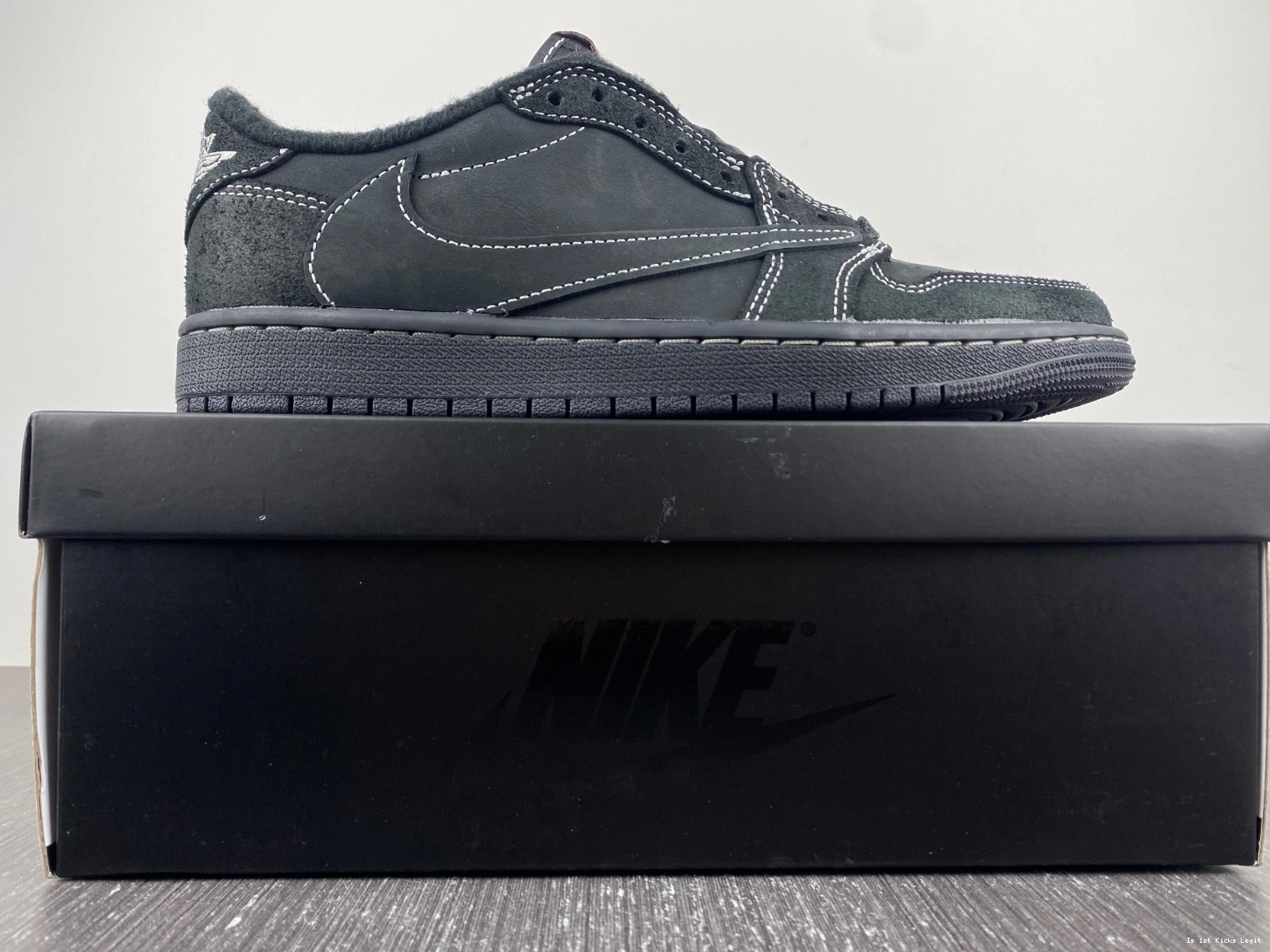 x ravis “Black  Air Phantom” Jordan Low 1 Scott DM7866-001 0921